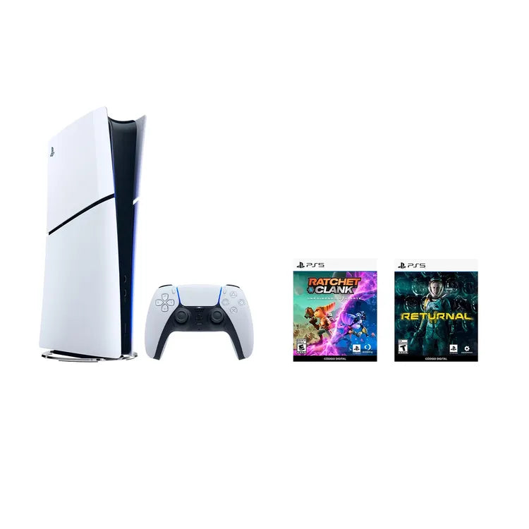 PS5 - SLIM CD + 2 juegos