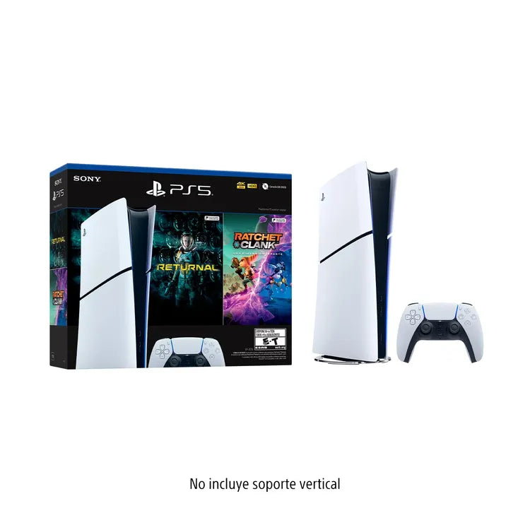 PS5 - SLIM CD + 2 juegos