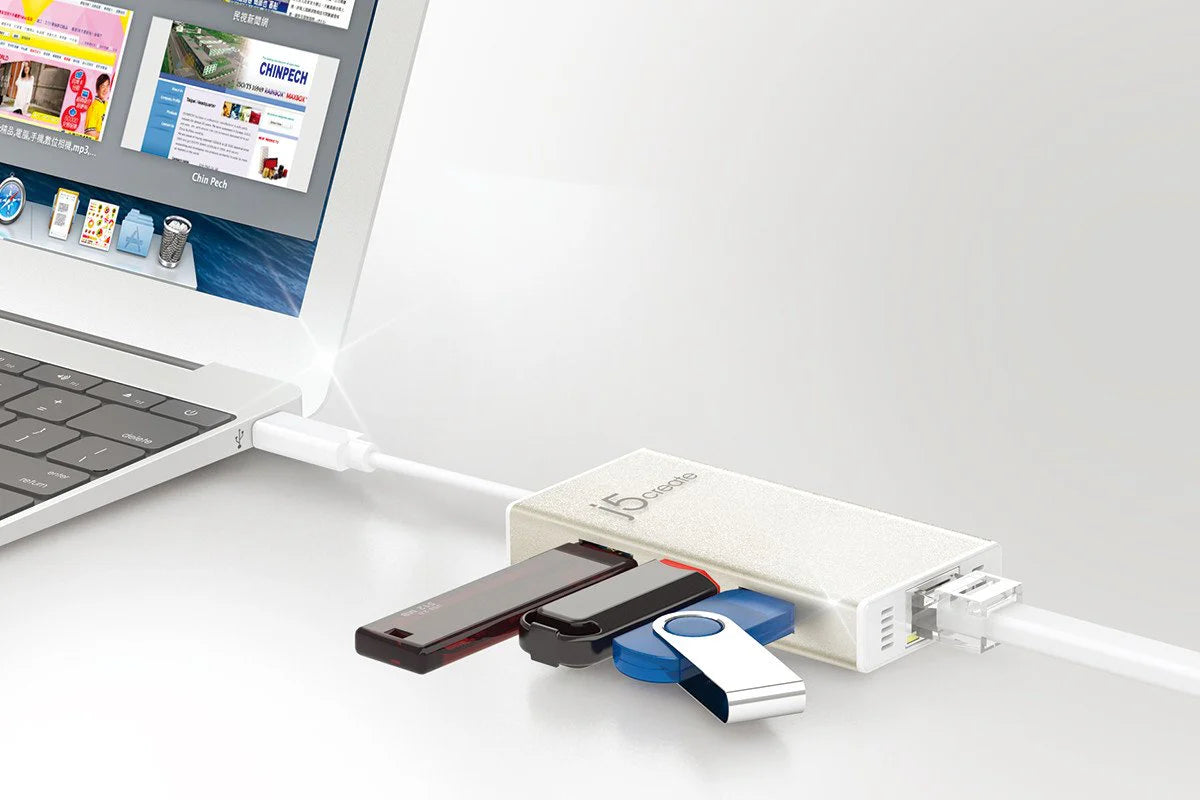 Multipuerto-C JCH471 ETHERNET/3 P.USB $